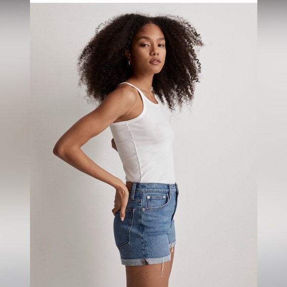 Madewell High Rise Denim Shorts - Picture 2 of 6